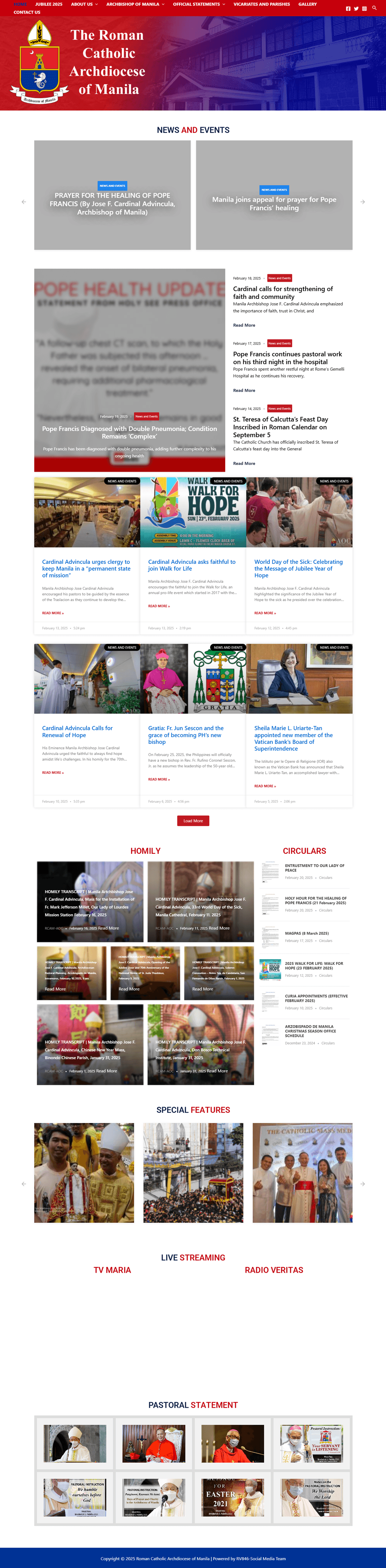 RCAM Website